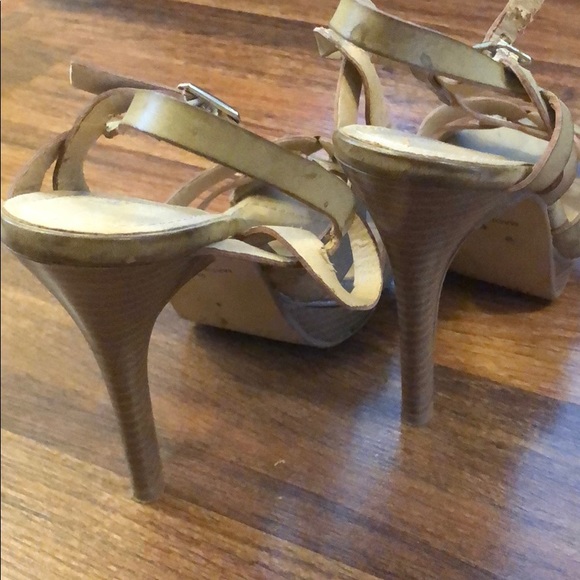 Tan Bohemian Platform Heels - Picture 3 of 5